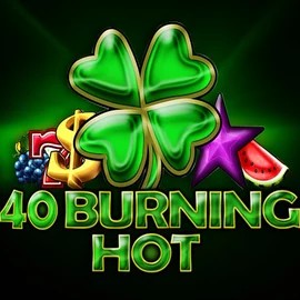40 Burning Hot casino game by Amusnet Interactive – featured logo at DynaBet Casino