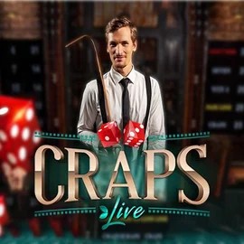 Live Craps slot visual from Evolution available on dynabet.eu