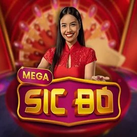Official Live Casino logo: Mega Sic Bo by Pragmatic Play at DynaBet Casino