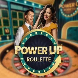 PowerUP Roulette slot logo by Pragmatic Play at DynaBet Casino